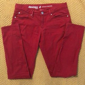Red Shaping Skinny Jeans